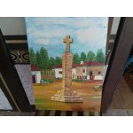 Средна картина масло на платно Испания - 3788